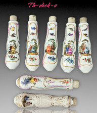 7 MANCHES COUTEAUX PORCELAINE