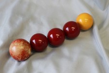 Lot de 5 boules de billard de