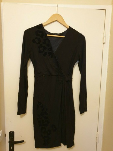 Robe noir taille salsa - noir, m