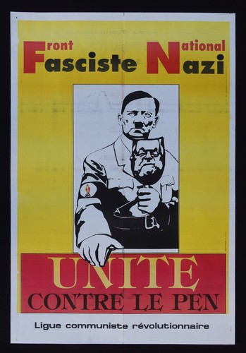 Affiche unite contre pen - unite, le