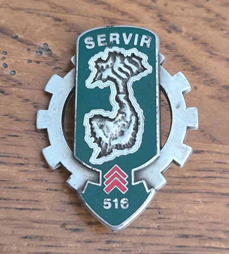 Insigne 516 régiment - insigne, rt