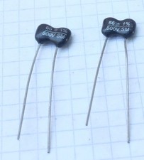 2x Condensateur Mica argenté