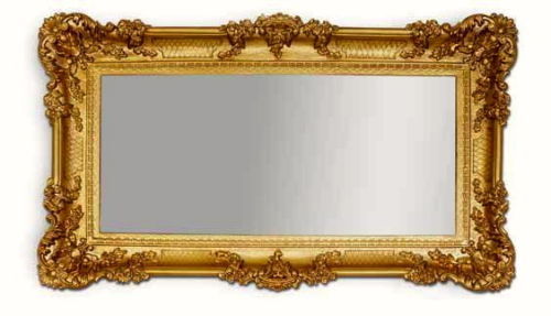 Miroir 96x57 antique - miroir,