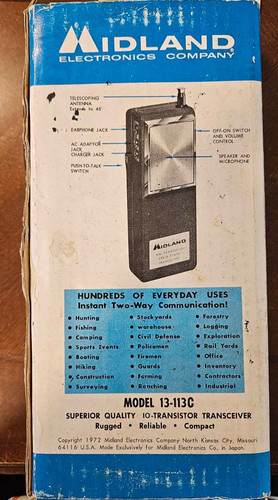 Midland 113c transistor - 10,