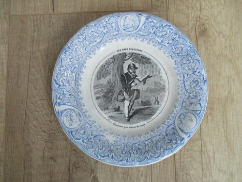 Ancienne assiette parlante - ancienne,