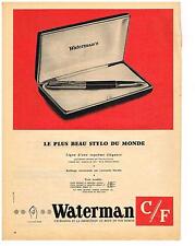 PUBLICITE ADVERTISING  1958