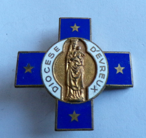 Broche religieuse diocese - broche, d'