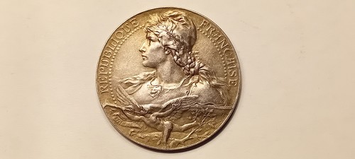 Médaille argent lyon - médaille, en