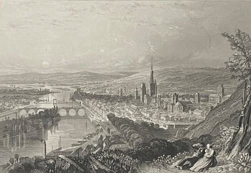 Rouen normandie france vue - france,