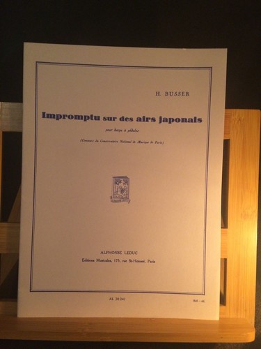 Henri büsser impromptu - büsser, sur