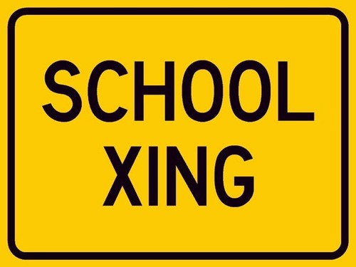 School ing sign - school,