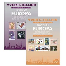 Catalogue Yvert et Tellier des Timbres Europa 2022 + Mise à jour 2024