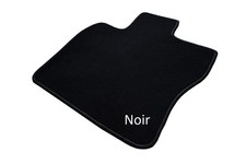 Premium Tapis de sol velour pour Renault Clio I 3,5p H/B 1990-1998, Noir moquett