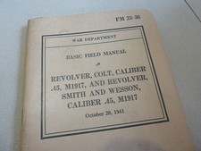 Manuel date 1941 revolver - us,