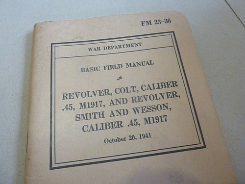 Manuel date 1941 revolver - 1941,