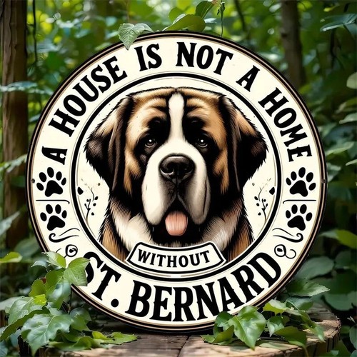 Saint bernard dog aluminum - saint,
