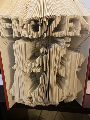 Frozen book folding art - frozen,