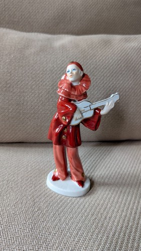 German porcelain clown - porcelain,