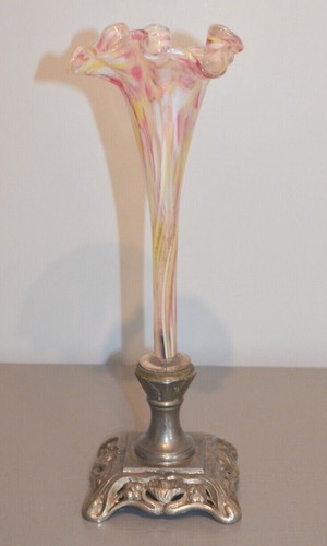 Ancien vase tulipe pied - ancien,