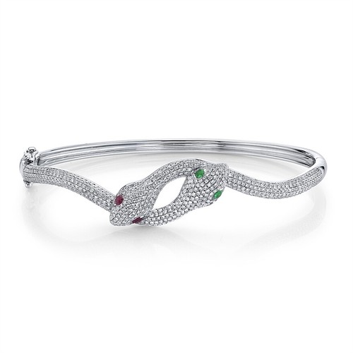 14k blanc diamant rubis - blanc,