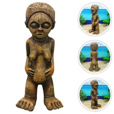  Femme Enceinte Africaine Figurine Ornements De Maison Statue Table