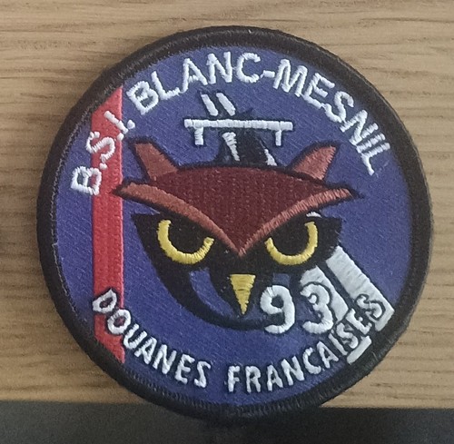 Ecusson tissu douane