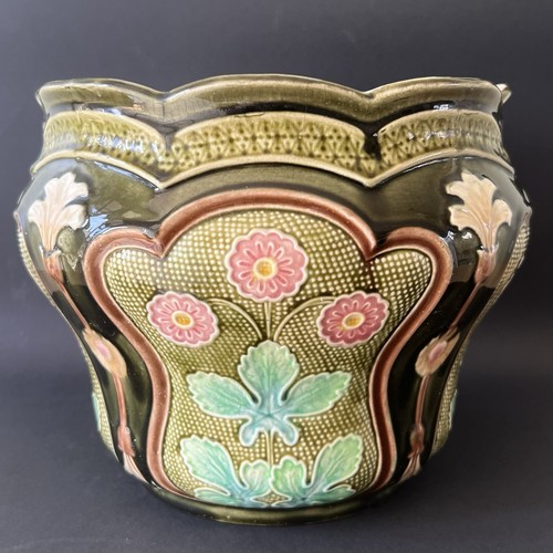 Ancien cache pot jardinière - ancien,
