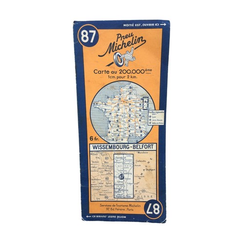 Ancienne carte michelin no - -,