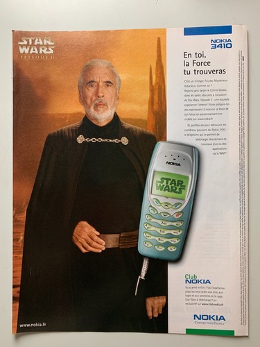 Publicite 2002 nokia 3410 - -,