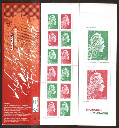 2018 timbres france carnet - 2018,