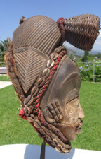 Masque Punu  Ikwara 34 cm