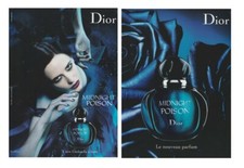 Publicité papier glacé - Midnight Poison de Christian Dior recto verso