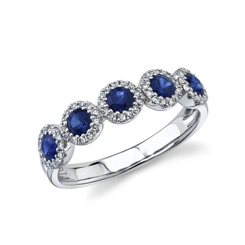 14k blanc diamant saphir - or,