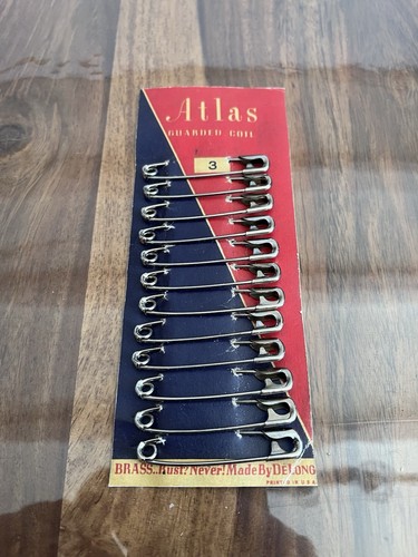Ww2 safety pins atlas size - safety,