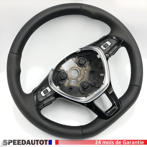Polo sharan volant cuir - vw, polo,