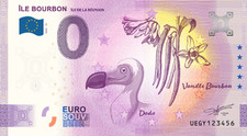 Billet Souvenir 2024 France Ile Bourbon / Dodo et Vanille