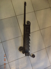 ANCIENNE CRÉMAILLÈRE DE CHEMINÉE  FER FORGÉ XVIIIéme 75 cm à 110cm