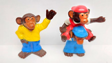 Jouet lot figurine pub omo lessive singe chimpanzé PVC non articulé Publicité
