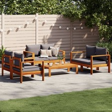Salon jardin avec coussins - salon,