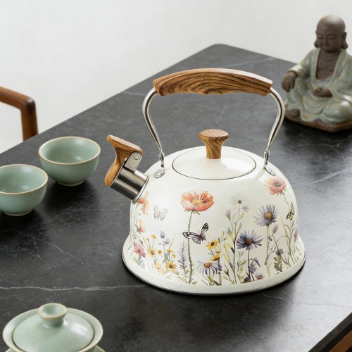 Bouilloire sifflante portable