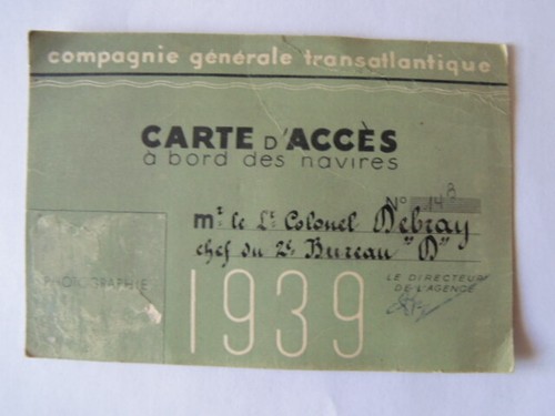 Carte acces bord - d'acces, a