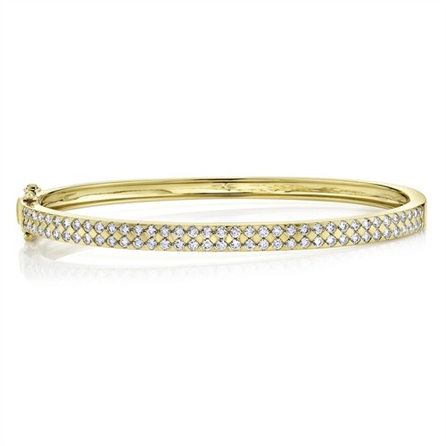 Bracelet diamant rangées - diamant,