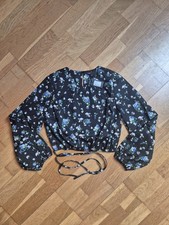 Crop top Maje- T1 (S)- noir à