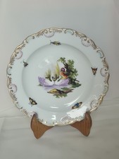Meissen , rare assiette en porcelaine decorée