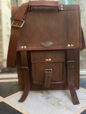 Sacoche en cuir Messenger pour hommes sacoche à bandoulière sacoche pour ordi...
