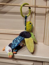 32 CM PELUCHE DOUDOU MOULIN ROTY DANS LA JUNGLE ACTIVITE FEUILLE SUSPENSION