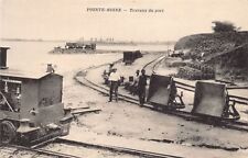 Congo Brazzaville - POINTE-NOIRE - The port works - Decauville locomotive