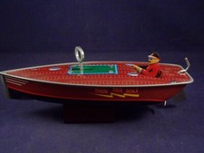 Bateau canot jouet mécanique