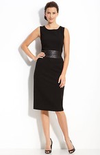 Lafayette 148 New York Cuir Robe Taille (Taille 8)