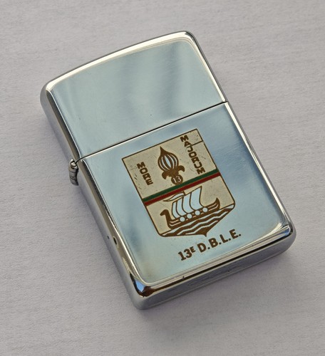 Briquet zippo militaire 13e - briquet,